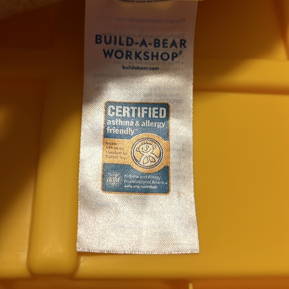 15” Tan Build A Bear Certified Allergy and Asthma Friendly - Picture 6 of 7